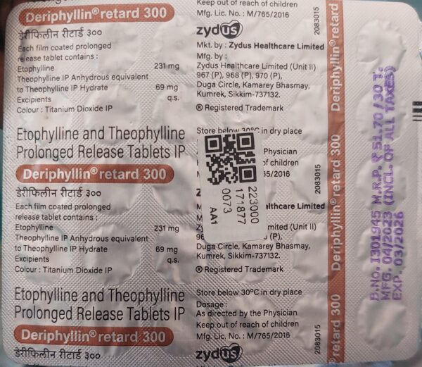 Deriphyllin retard 300