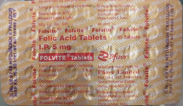 Folvite Tablets