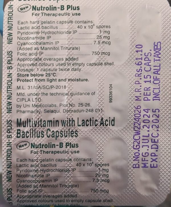 Nutrolin B Plus