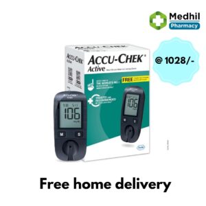 ACCU CHECK ACTIVE GLUCOMETER KIT (WITH FREE 10 STRIP)